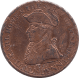 1793 HALFPENNY TOKEN EARL ROWE REF 379 - Token - Cambridgeshire Coins