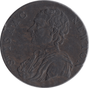 1793 HALFPENNY TOKEN ISAAC NEWTON - HALFPENNY TOKEN - Cambridgeshire Coins