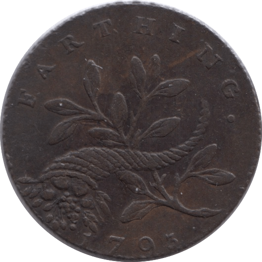 1793 HALFPENNY TOKEN SIR ISAAC NEWTON - HALFPENNY TOKEN - Cambridgeshire Coins