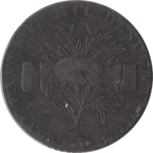 1793 HALFPENNY TOKEN STAFFORDSHIRE - HALFPENNY TOKEN - Cambridgeshire Coins