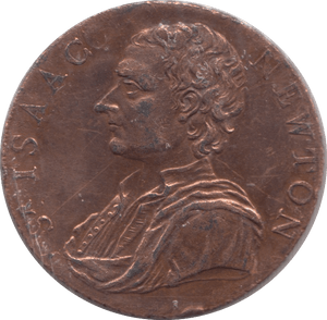 1793 ISAAC NEWTON HALFPENNY TOKEN REF 366 - Token - Cambridgeshire Coins