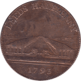 1793 LEEDS HALFPENNY TOKEN REF 360 - Token - Cambridgeshire Coins