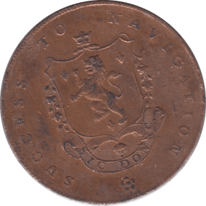 1793 MANCHESTER HALFPENNY TOKEN REF 363 - Token - Cambridgeshire Coins