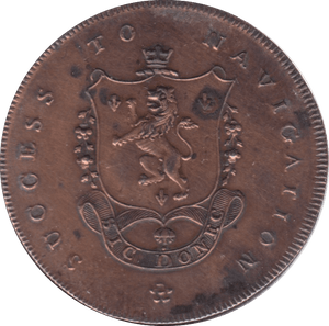 1793 MANCHESTER HALFPENNY TOKEN REF 389 - HALFPENNY TOKEN - Cambridgeshire Coins