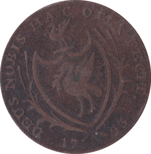 1793 HALFPENNY TOKEN LIVERPOOL EAST INDIA