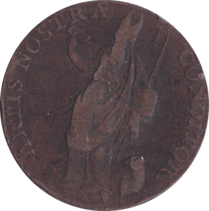 1793 HALFPENNY TOKEN LIVERPOOL EAST INDIA