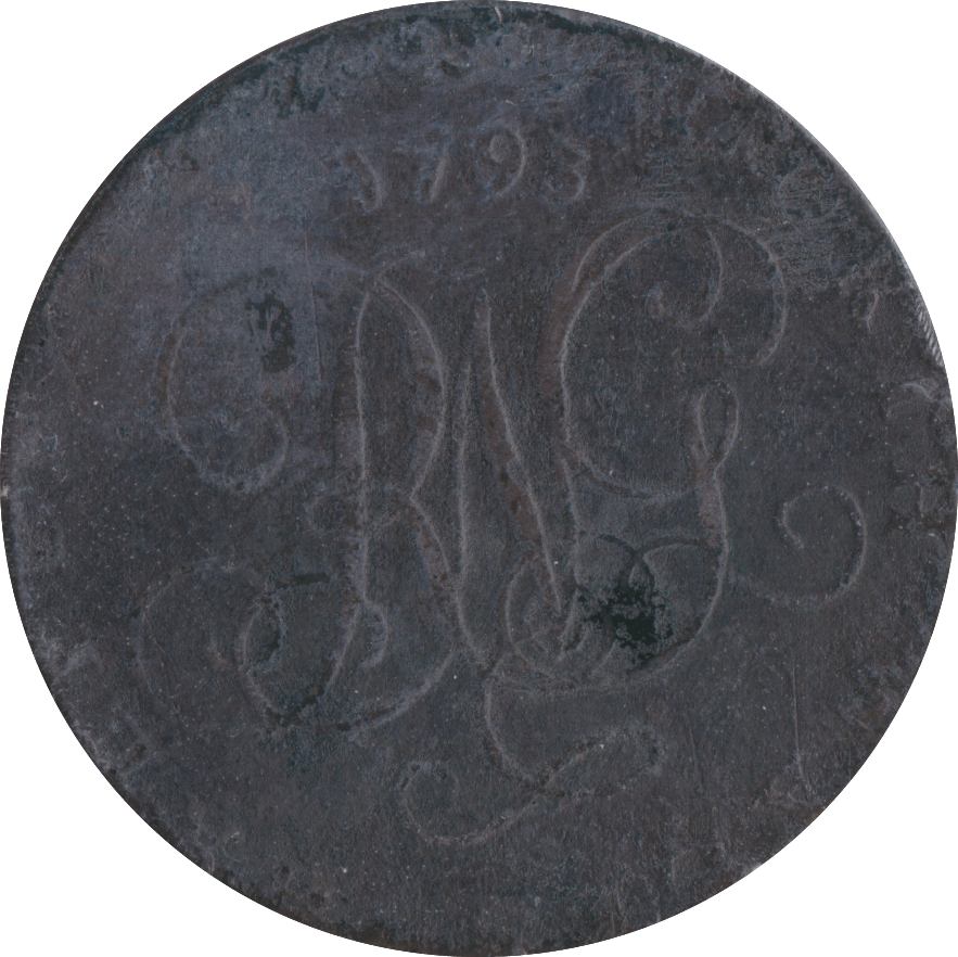1793 HALFPENNY TOKEN NORTH WALES