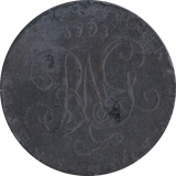 1793 HALFPENNY TOKEN NORTH WALES