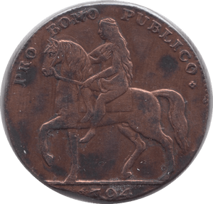 1794 COVENTRY HALFPENNY TOKEN REF 385 - HALFPENNY TOKEN - Cambridgeshire Coins