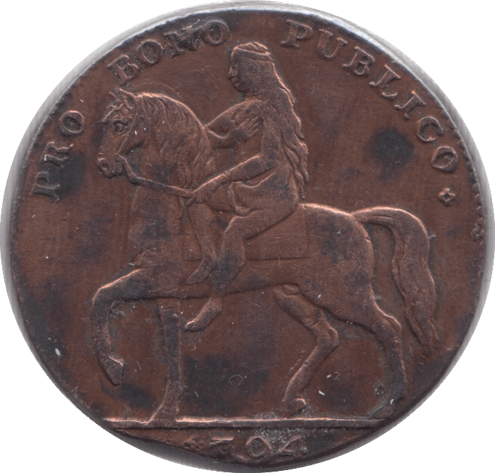 1794 COVENTRY HALFPENNY TOKEN REF 385 - HALFPENNY TOKEN - Cambridgeshire Coins