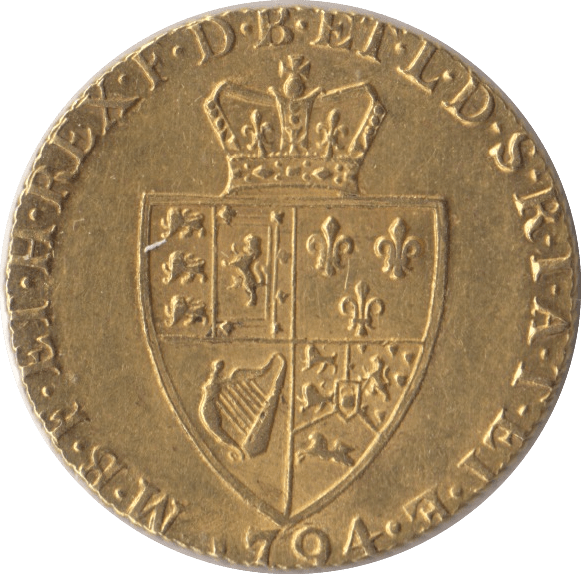 1794 GOLD ONE GUINEA ( EF ) - Guineas - Cambridgeshire Coins