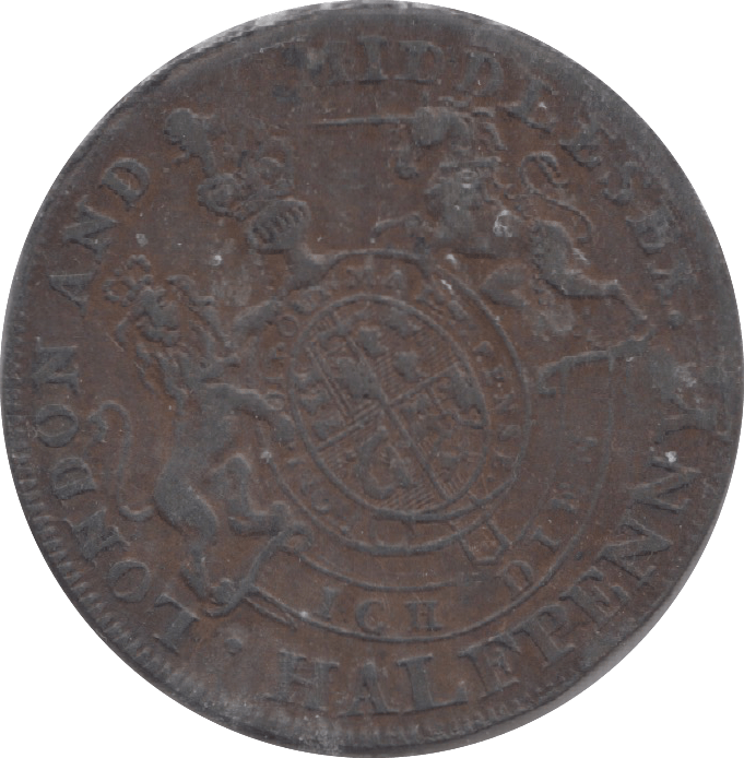 1794 HALFPENNY MIDDLESEX TOKEN - Token - Cambridgeshire Coins