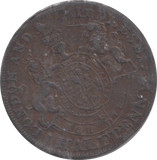 1794 HALFPENNY MIDDLESEX TOKEN - Token - Cambridgeshire Coins