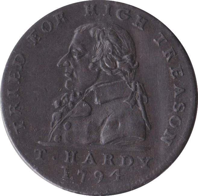 1794 HALFPENNY TOKEN MIDDLESEX THAROY - Token - Cambridgeshire Coins