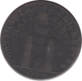 1794 HALFPENNY TOKEN PORTSMOUTH JOHN HOWARD REF 400 - HALFPENNY TOKEN - Cambridgeshire Coins