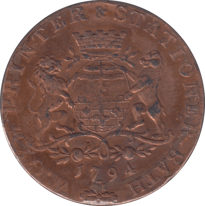 1794 ILCHESTER HALFPENNY TOKEN - HALFPENNY TOKEN - Cambridgeshire Coins