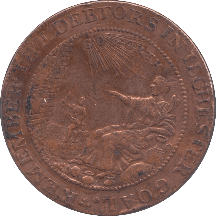 1794 ILCHESTER HALFPENNY TOKEN - HALFPENNY TOKEN - Cambridgeshire Coins