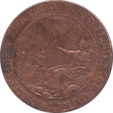 1794 ILCHESTER HALFPENNY TOKEN - HALFPENNY TOKEN - Cambridgeshire Coins