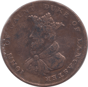 1794 LANCASTER HALFPENNY TOKEN REF 362 - Token - Cambridgeshire Coins