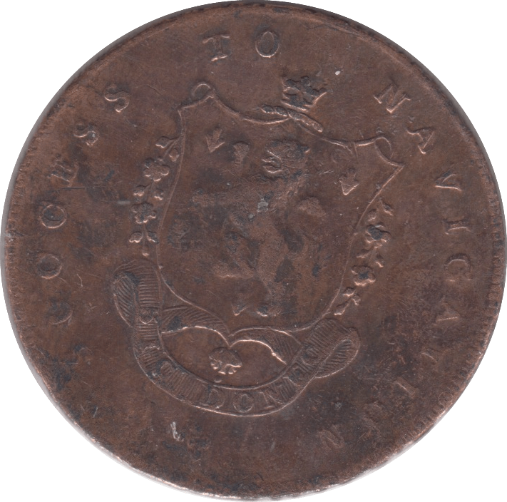 1794 LANCASTER HALFPENNY TOKEN REF 362 - Token - Cambridgeshire Coins