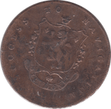 1794 LANCASTER HALFPENNY TOKEN REF 362 - Token - Cambridgeshire Coins