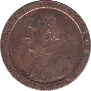 1794 LANCASTER HALFPENNY TOKEN REF 377 - Token - Cambridgeshire Coins