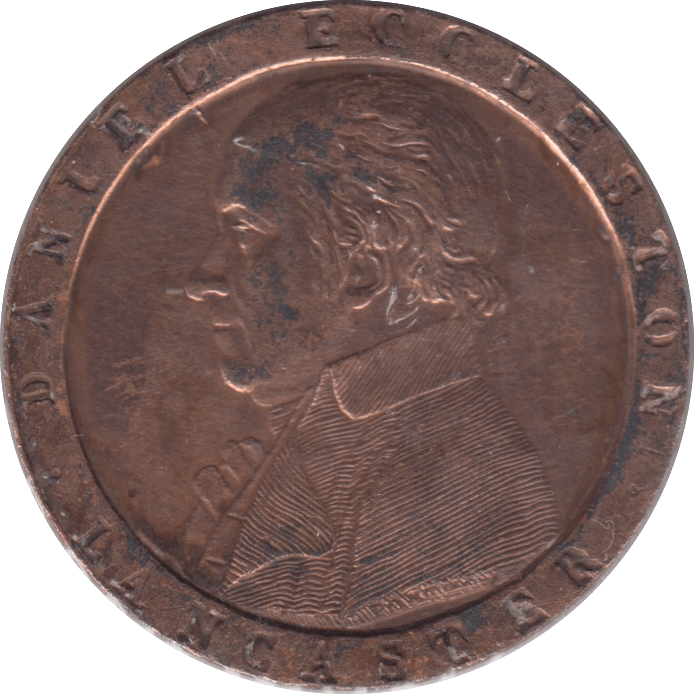 1794 LANCASTER HALFPENNY TOKEN REF 377 - Token - Cambridgeshire Coins