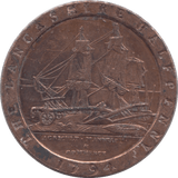 1794 LANCASTER HALFPENNY TOKEN REF 377 - Token - Cambridgeshire Coins