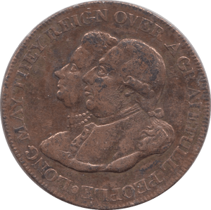 1794 MIDDLESEX HALFPENNY TOKEN REF 372 - Token - Cambridgeshire Coins