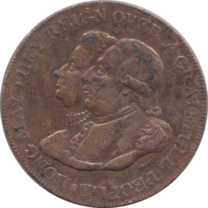 1794 MIDDLESEX HALFPENNY TOKEN REF 372 - Token - Cambridgeshire Coins