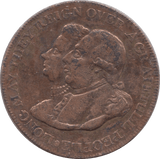 1794 MIDDLESEX HALFPENNY TOKEN REF 372 - Token - Cambridgeshire Coins