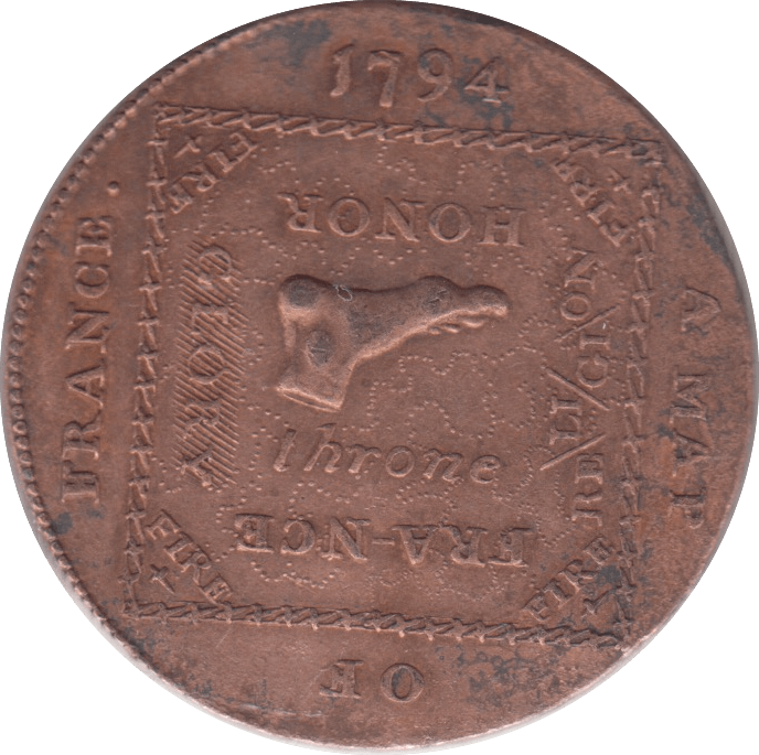1794 MIDDLESEX HALFPENNY TOKEN REF 376 - Token - Cambridgeshire Coins