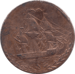 1794 PORTSEA HALFPENNY TOKEN REF 383 - Token - Cambridgeshire Coins