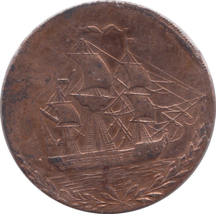 1794 PORTSEA HALFPENNY TOKEN REF 383 - Token - Cambridgeshire Coins