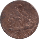 1794 PORTSEA HALFPENNY TOKEN REF 383 - Token - Cambridgeshire Coins