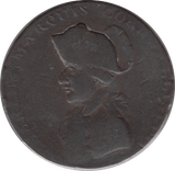 1794 SUFFOLK POST AND BOOK SHOP PENNY TOKEN - Token - Cambridgeshire Coins