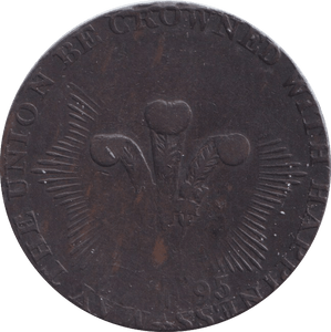 1795 CORONATION COIN TOKEN - WORLD COINS - Cambridgeshire Coins