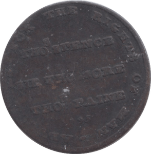1795 FARTHING TOKEN - Token - Cambridgeshire Coins