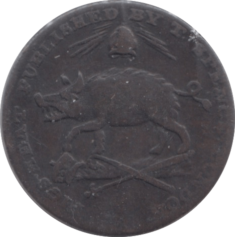 1795 FARTHING TOKEN - Token - Cambridgeshire Coins