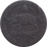 1795 FARTHING TOKEN - Token - Cambridgeshire Coins