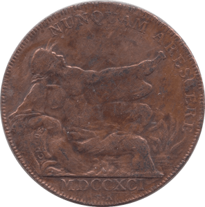 1795 GLASGOW HALFPENNY TOKEN REF 370 - Token - Cambridgeshire Coins