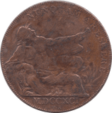 1795 GLASGOW HALFPENNY TOKEN REF 370 - Token - Cambridgeshire Coins