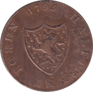 1795 HALF PENNY TOKEN MIDDLESEX REF 352 - Token - Cambridgeshire Coins