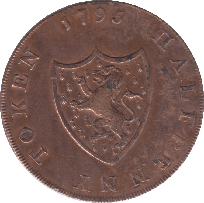 1795 HALF PENNY TOKEN MIDDLESEX REF 352 - Token - Cambridgeshire Coins