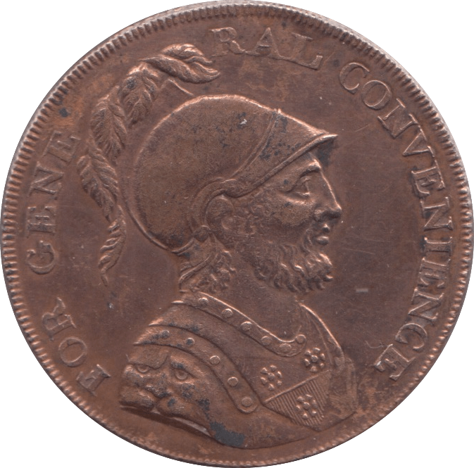 1795 HALF PENNY TOKEN MIDDLESEX REF 352 - Token - Cambridgeshire Coins
