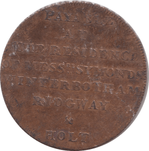 1795 HALFPENNY NEWGATE PRISON TOKEN REF 368 - Token - Cambridgeshire Coins