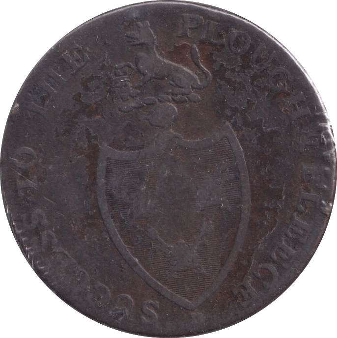 1795 HALFPENNY TOKEN BURY ST EDMUNDS - WORLD COINS - Cambridgeshire Coins