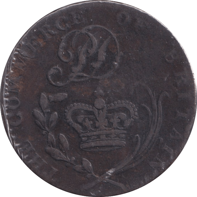 1795 HALFPENNY TOKEN BURY ST EDMUNDS - WORLD COINS - Cambridgeshire Coins