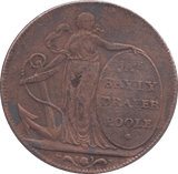 1795 HALFPENNY TOKEN POOLE REF 351 - Token - Cambridgeshire Coins