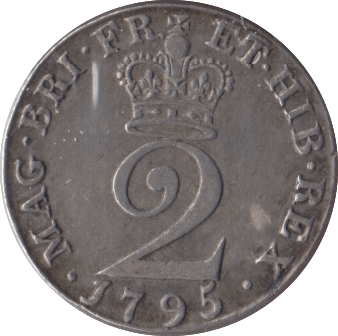1795 MAUNDY TWOPENCE ( GVF ) - MAUNDY TWOPENCE - Cambridgeshire Coins